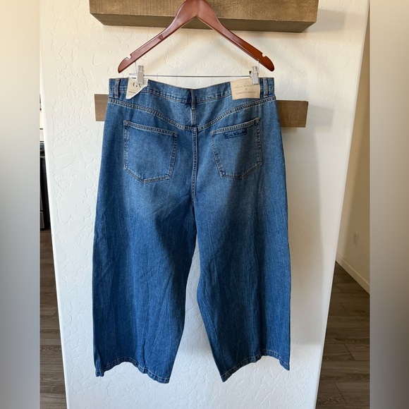 Gloria Vanderbilt X Christian Siriano|Boho wide leg jeans in plus size,NWT••• - Picture 2 of 13